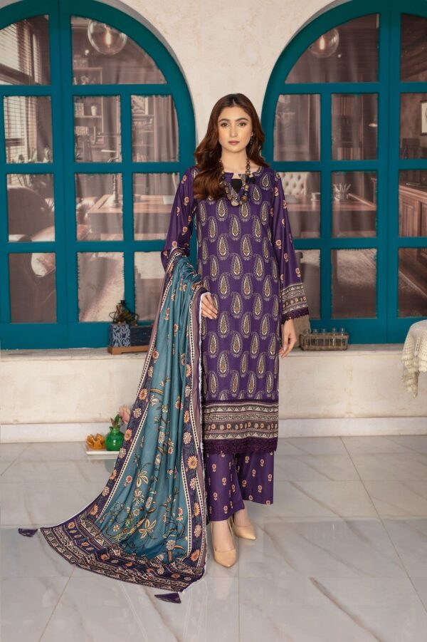 Ayzal Minal Printed Lawn 3 piece