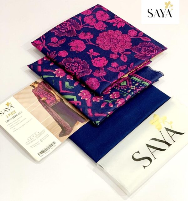 Saya Premium Printed Lawn 3 Piece - Image 4