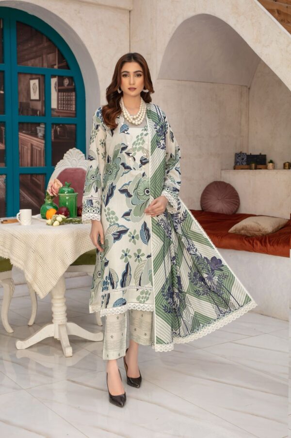 Ayzal Minal Printed Lawn 3 piece