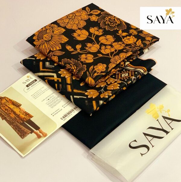 Saya Premium Printed Lawn 3 Piece - Image 4