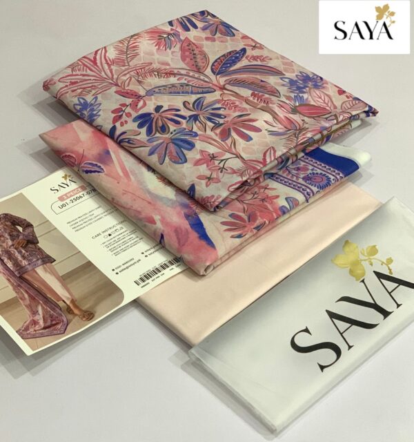 Saya Premium Printed Lawn 3 Piece - Image 3