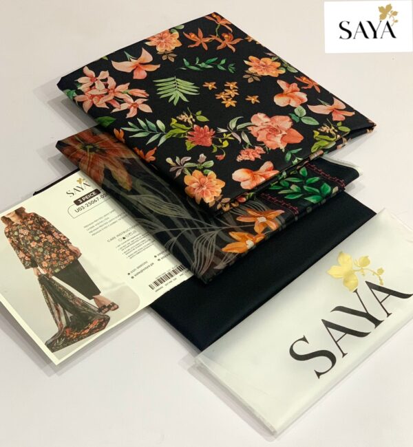 Saya Premium Printed Lawn 3 Piece - Image 3