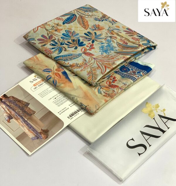 Saya Premium Printed Lawn 3 Piece - Image 3