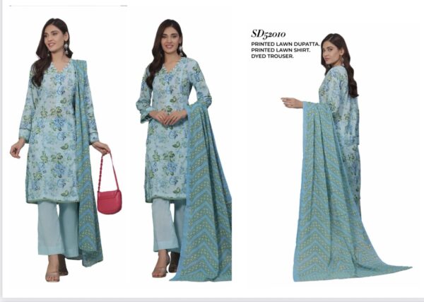 Gulahmed Premium Printed Lawn 3 Piece