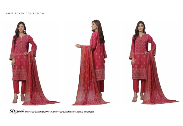 Gulahmed Premium Printed Lawn 3 Piece