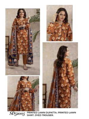 Gulahmed Premium Printed Lawn 3 Piece