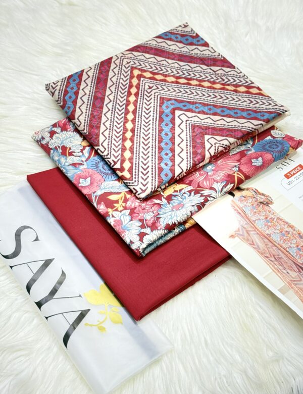 Saya Premium Printed Lawn 3 Piece - Image 3