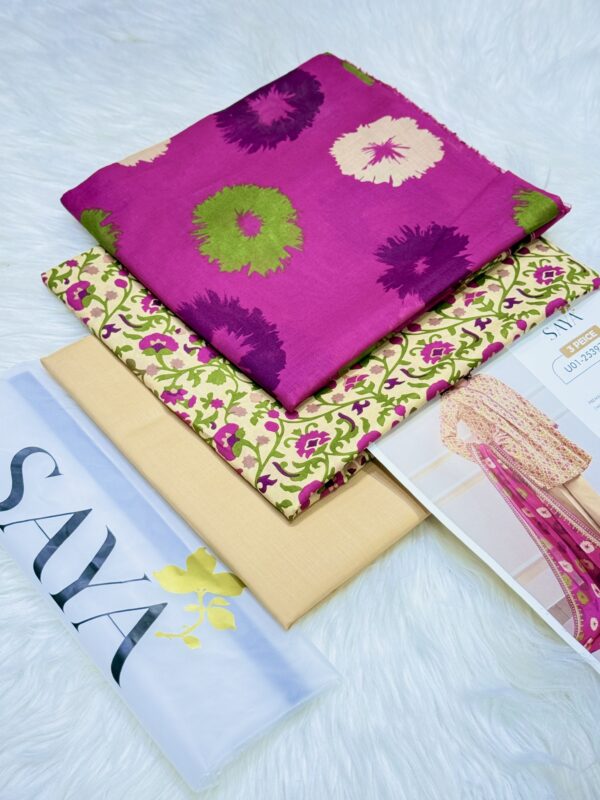 Saya Premium Printed Lawn 3 Piece - Image 3