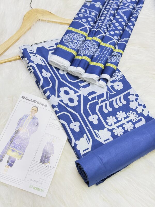 Gulahmed Premium Printed Lawn 3 Piece - Image 3