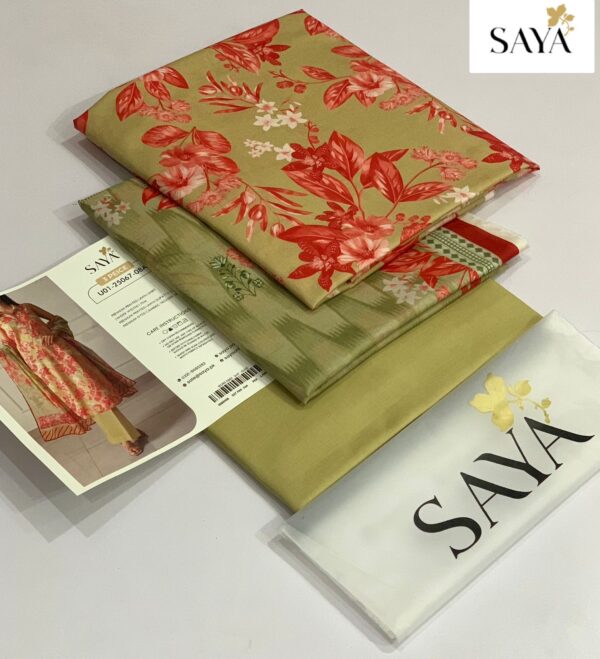Saya Premium Printed Lawn 3 Piece - Image 3