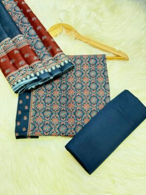 Binsaeed Lawn 3-Piece Suit – Premium Digital Printed Lawn Collection 2025