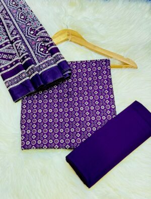 Binsaeed Lawn 3-Piece Suit – Premium Digital Printed Lawn Collection 2025