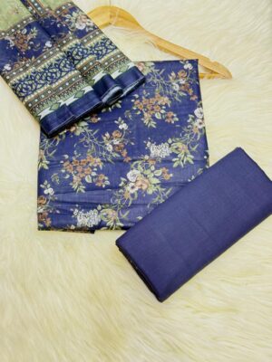 unstitched 3 piece lawn suit