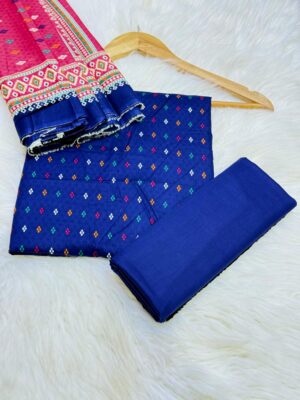 Binsaeed Lawn 3-Piece Suit – Premium Digital Printed Lawn Collection 2025