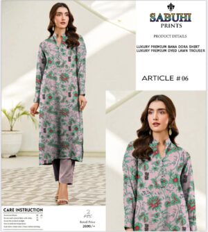 Unstitched Sabuhi two piece suit