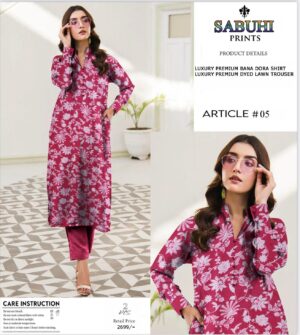 Unstitched Sabuhi two piece suit