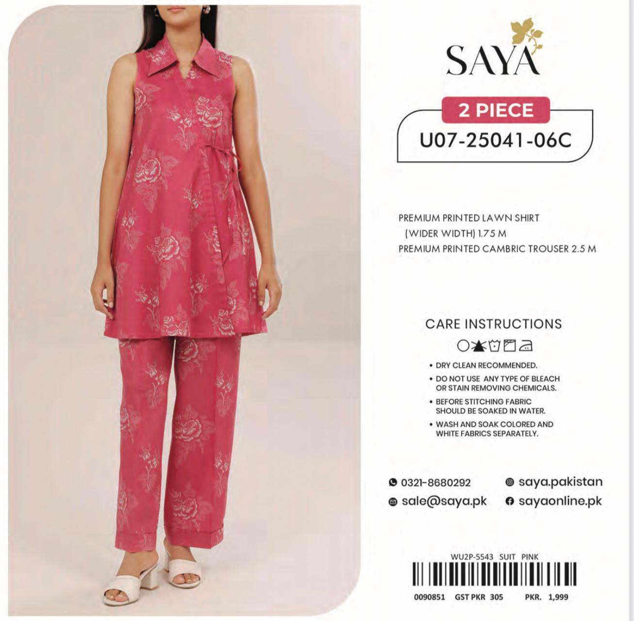 SAYA Lawn 2-Piece Suit