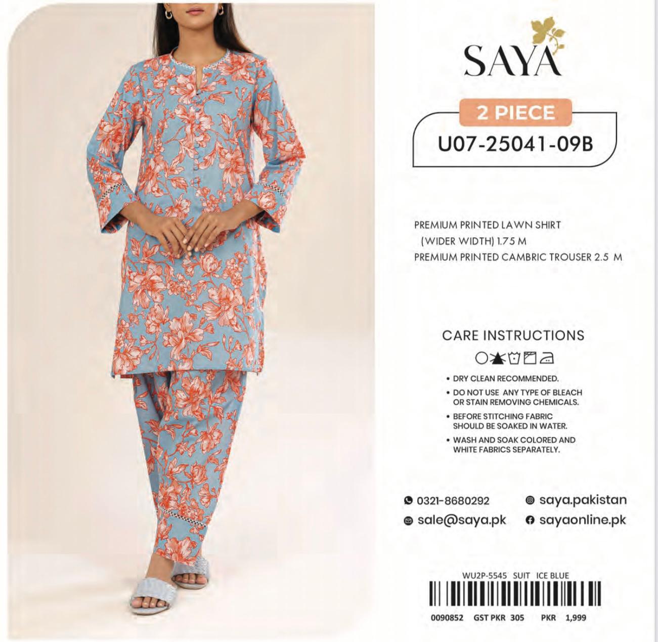 SAYA Lawn 2-Piece Suit